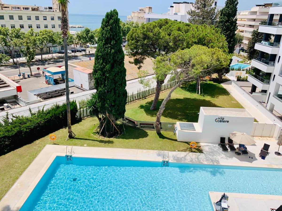 Sea View Luxury New Apartment Marbella Port Ngoại thất bức ảnh